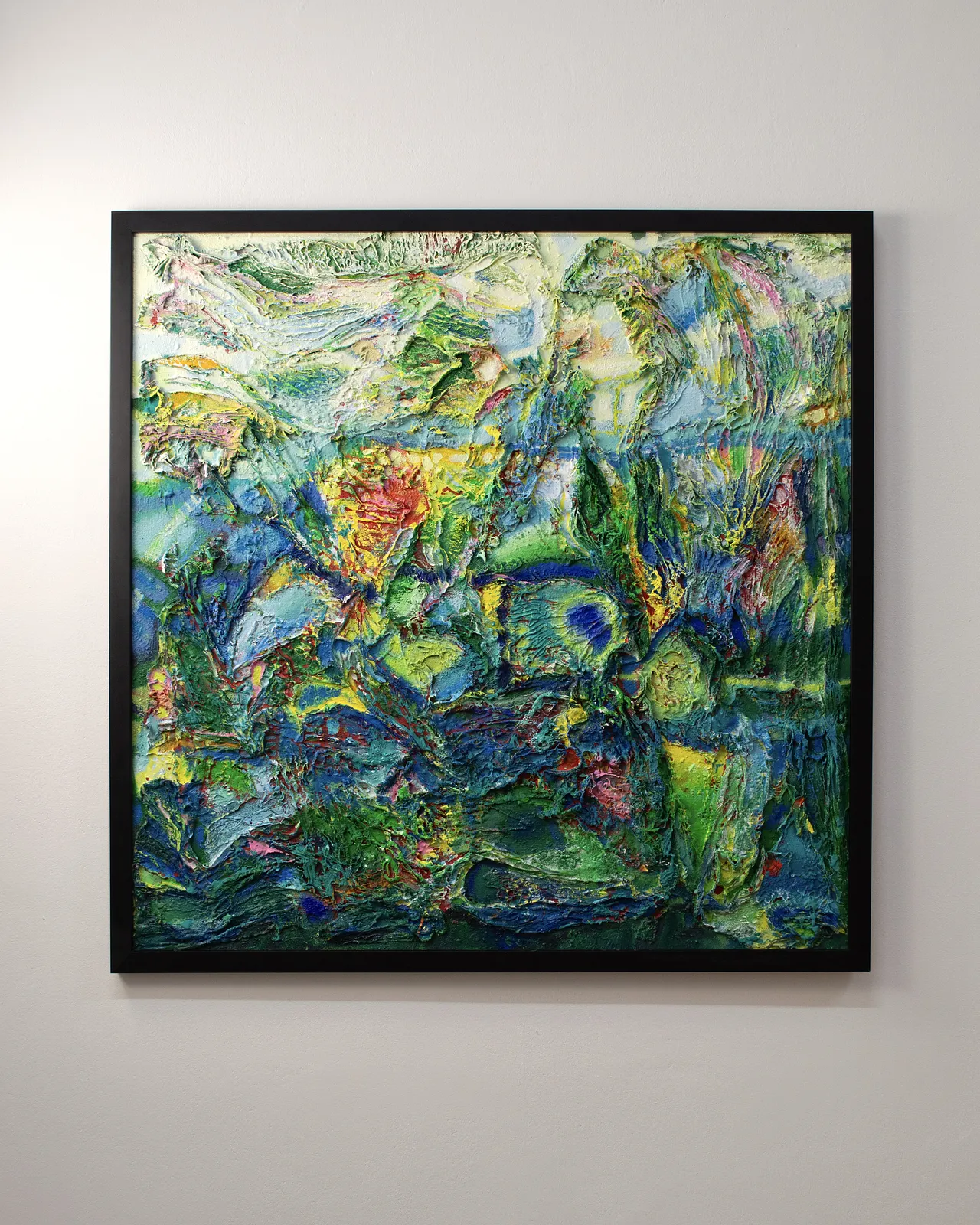 Image of Shining Through by Taras Opalinski , size: 100x100, made of Author's technique on canvas, Painting medium, priced at $1300