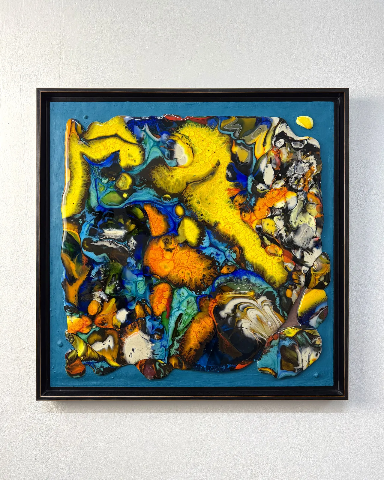 Image of Light of Reconciliation by Taras Opalinski , size: 50x50, made of Fused glass on copper, Glass medium, priced at $800
